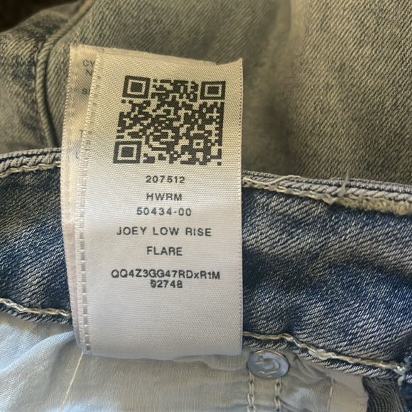 True Religion Joey Low Rise Flare Jeans Size 24 - Picture 4 of 8